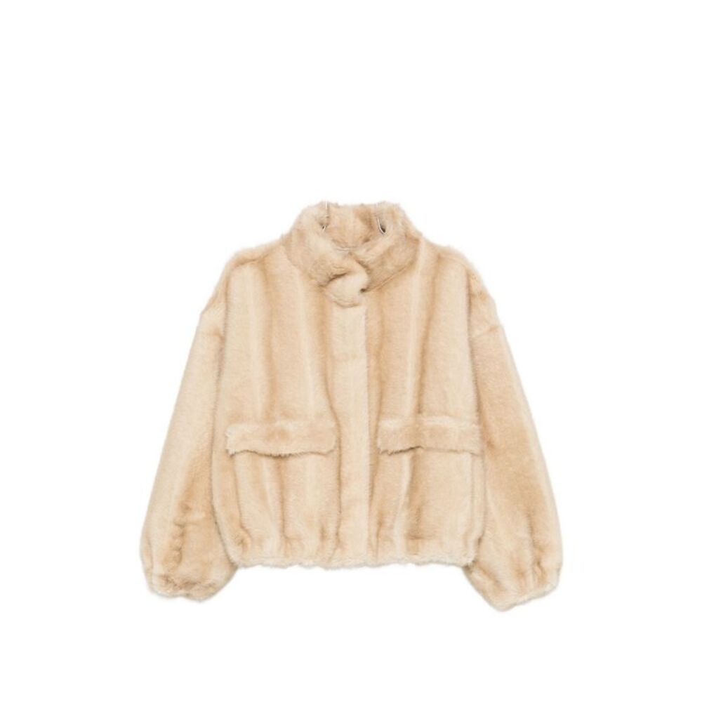 Apparis Women Iris Faux Leather Bomber Jacket